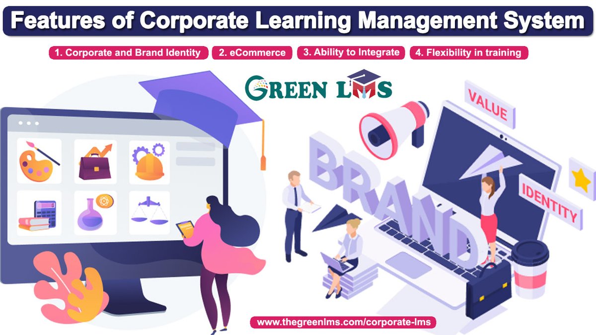 Features of #CorporateLearningManagementSystem. thegreenlms.com/corporate-lms/
1. Corporate and Brand Identity
2. eCommerce
3. Ability to Integrate
4. Flexibility in training
#LMSsolutionforCorporates
#BestLMSforCorporation
#CorporateforLMS
#CorporateLMS
#bestEnterpriseLMS
#Corporate