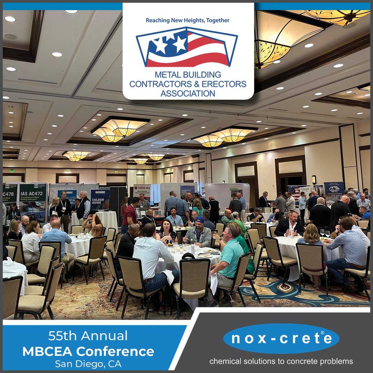 NoxCrete's tweet image. This week, Nox-Crete is excited to be part of the 55th Annual MBCEA Conference! We're here representing at the Metal Building Contractors &amp;amp; Erectors Association, sharing our expertise and innovative concrete solutions with fellow industry professionals. 

#MBCEA #MetalBuildings