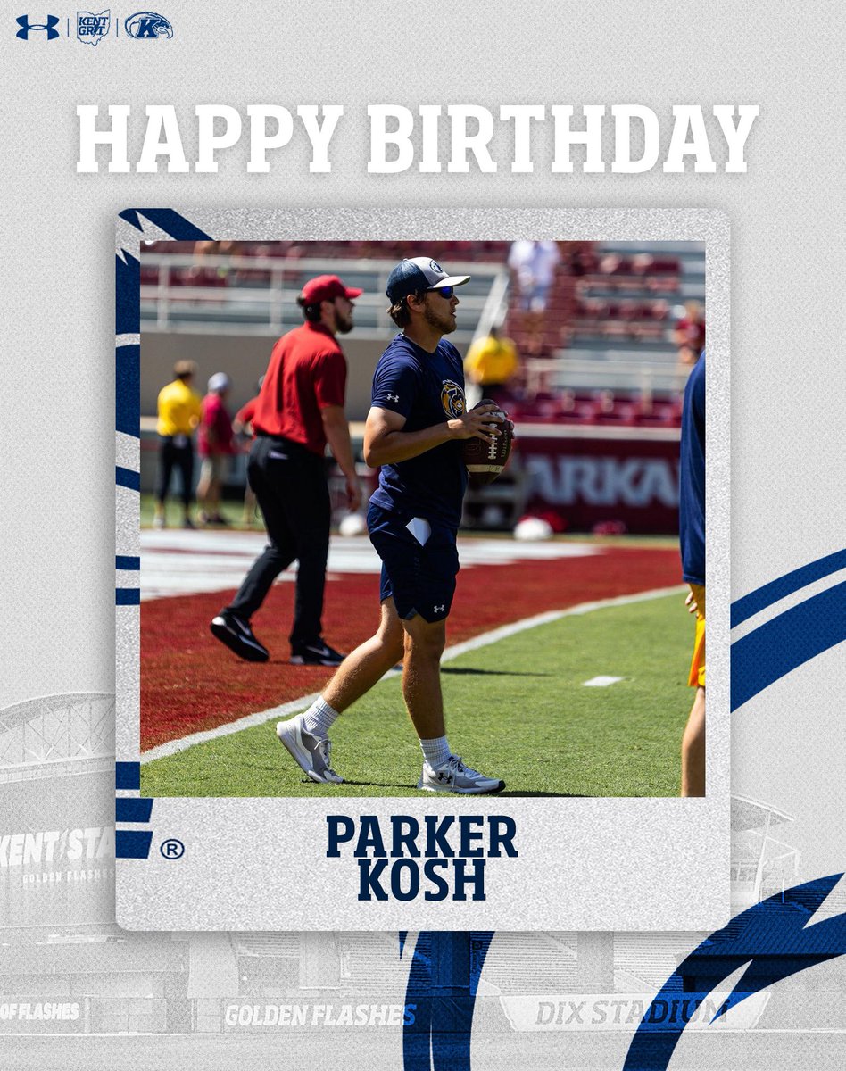 Happy Birthday to our Equipment Graduate Assistant, Parker Kosh! ⚡️ #KentGRIT⚡️