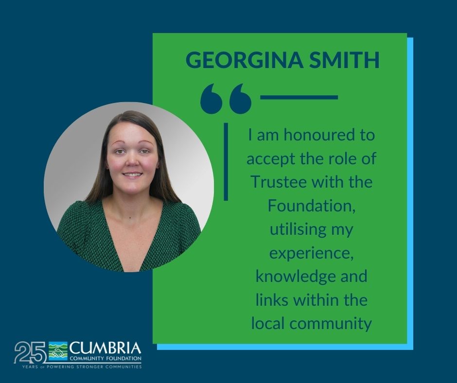 Georgina Smith is one of three new trustees appointed to our board recently. A Senior Associate Solicitor at @NapthensOnline in Kendal, Georgina is a proud Cumbrian, and has seen firsthand some of the challenges our county faces. Read more 👉 tinyurl.com/4kdjyas2