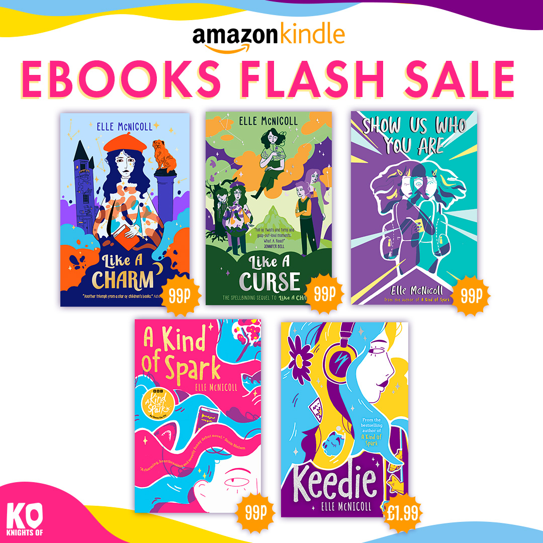 To celebrate the launch of A Kind of Spark Season 2 (streaming now on BBC iPlayer!), we are having a SALE! All of @BooksandChokers' Kindle ebooks are on sale 26-28 April - if you haven’t read them all, now is your chance✨