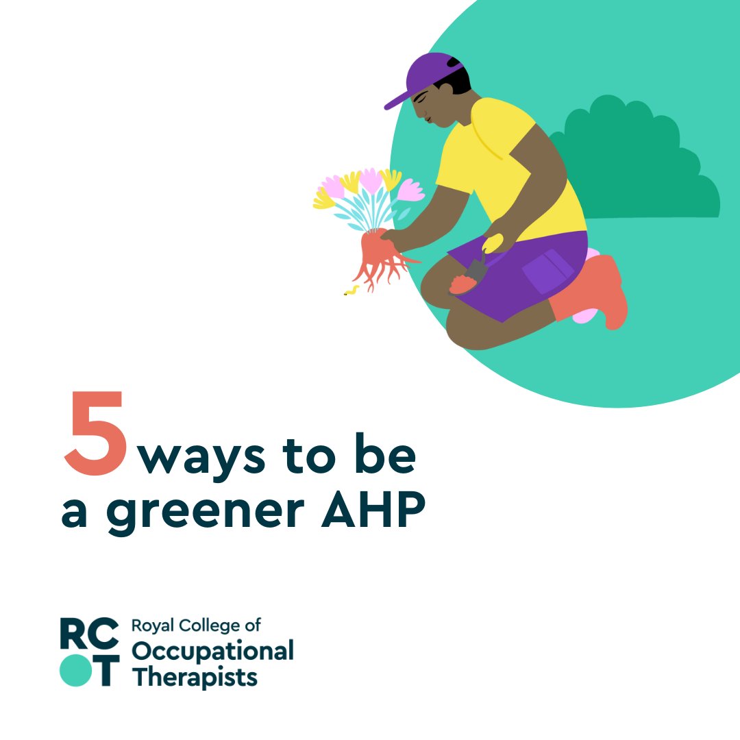 It's #GreenerAHPWeek! 🎉 As the NHS aims for net zero emissions by 2045, it's important that allied health professionals (AHPs) can contribute to that goal. 📉 Read our five tips that can help you wherever you are on your journey to becoming more green. 👇🏿