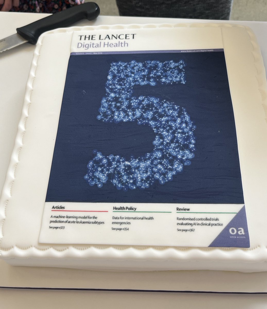 It's our 5th birthday! Read our Editorial for our reflections on the last five years of #DigitalHealth research. We look forward to championing equity, transparency and inclusivity in the field over next five years with our authors, reviewers and readers. thelancet.com/journals/landi…