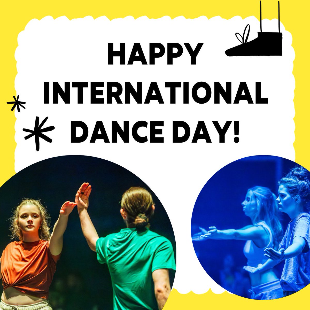 Happy #InternationalDanceDay ! 👯 Photo by: James Mulkeen, from our Particle Dance performance featuring young dancers and musicians from Rotherham! As well as dancers from @50_cds ,Third Bite Dance, and @dance_to_health ! #Dance #ChildrensCapitalofCulture #Rotherham