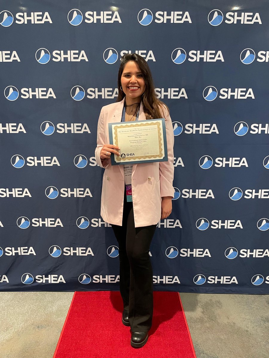 🌎 Exciting news! Mabel Ortiz De Leo, Science Officer at ICARS, has been chosen as an International Ambassador by @SHEA_Epi. Last week, she attended the SHEA Spring Conference, diving into key topics such as antibiotic stewardship and implementation science.