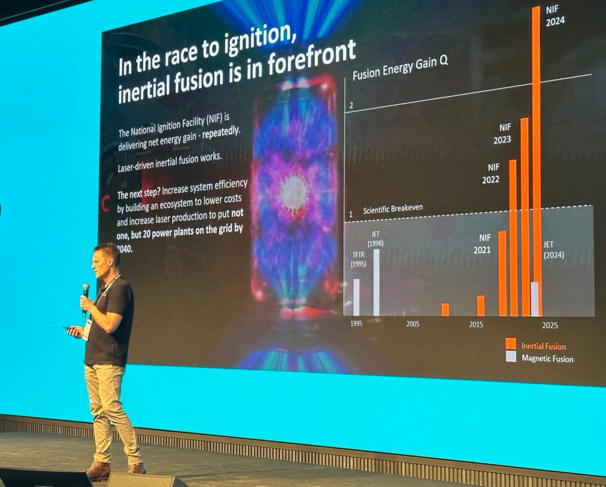 Our co-founder + President, Thomas Forner, presented our vision for energy’s final frontier: #fusion + share our progress to over 300 investors from across Europe. Thanks so much to the @SPRIND-team for putting together such a remarkable event. #fusion #energy
