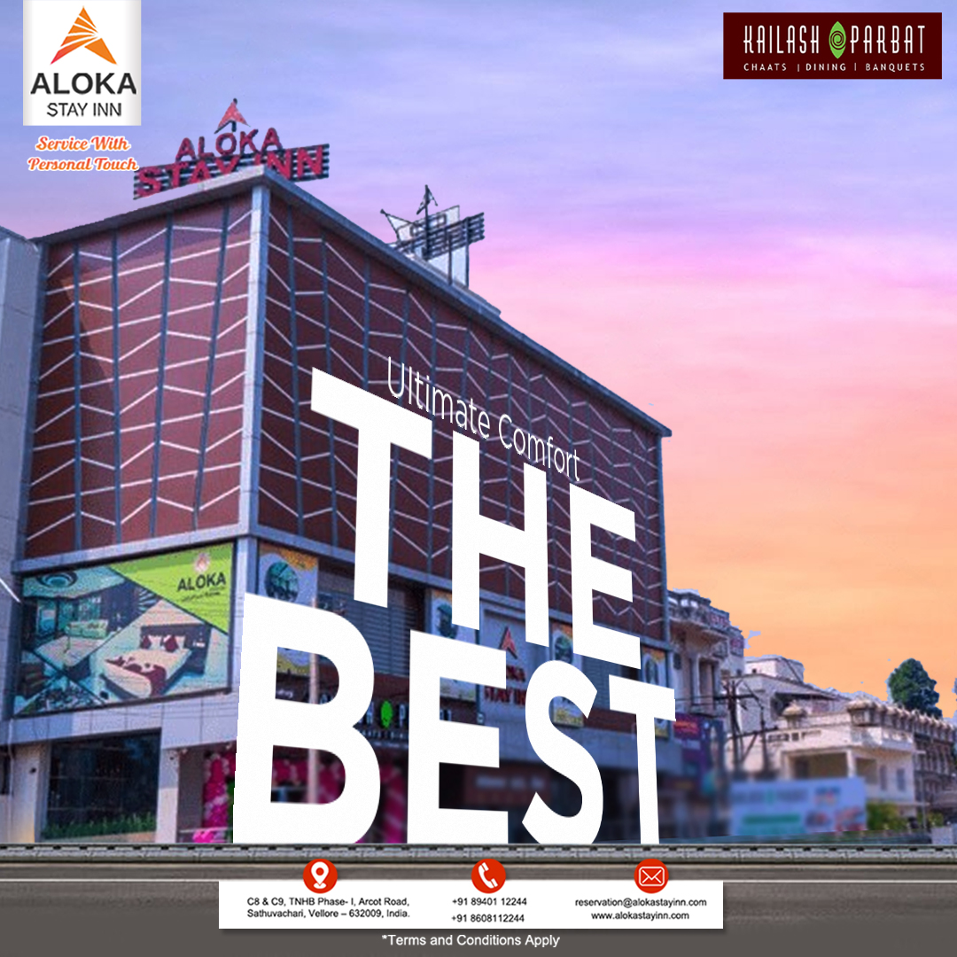 Ultimate Comfort the Best!

🌐 alokastayinn.com
.
.
#alokastayinn #aloka #hotel #vellore #tamilnadu #vellorecity #booking #vellorefort #vellorehotel #guestreview #guestvisits #premiumrooms