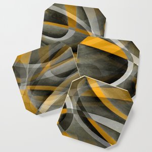 Eighties Mustard Yellow On Grey #Abstract Curve Pattern #Placemat #placemats #homedecor #placemat #tablesetting #tabledecor #tableware #tablescape #placematset #tablemats #tablescapes #decor #giftideas #tablemat society6.com/product/eighti…