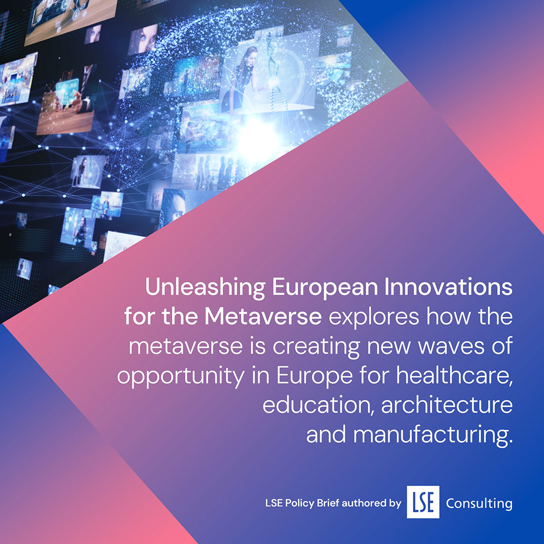 VR is transforming healthcare, education, architecture and manufacturing through advanced innovations in the Metaverse. Read what this means for Europe in the newly published report by @LSEConsulting @LSENews #metaverse4europe metaverse4europe.com