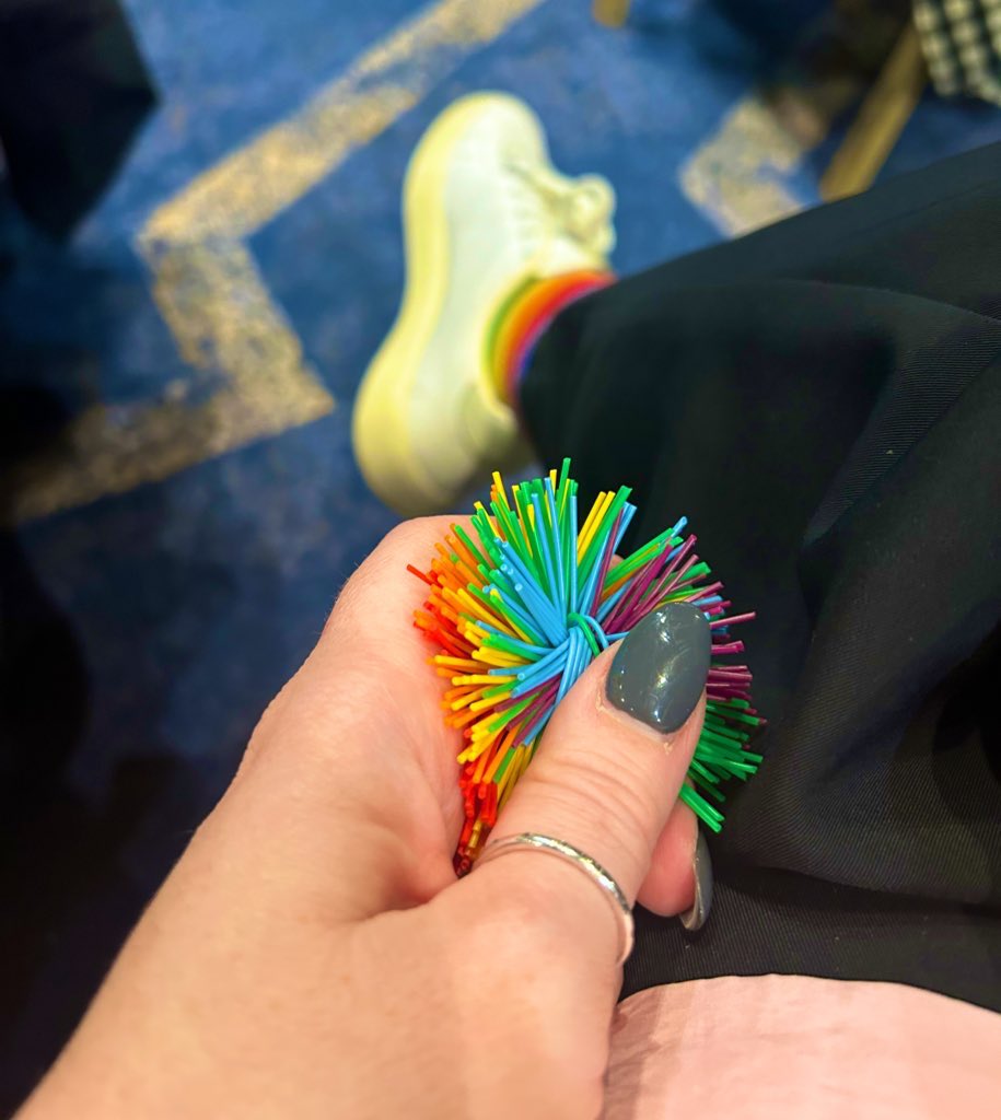 Jamie Conway (@jamieconway13) on Twitter photo Completely unintentional matching of the fidget to the socks this morning 🌈 #visibilitymatters great start to the day <a href="/NHSE_Diversity/">Diversity & Inclusion</a> really looking forward to the panel session 🪑🪑🪑#diversitypartners Completely unintentional matching of the fidget to the socks this morning 🌈 #visibilitymatters great start to the day <a href="/NHSE_Diversity/">Diversity & Inclusion</a> really looking forward to the panel session 🪑🪑🪑#diversitypartners