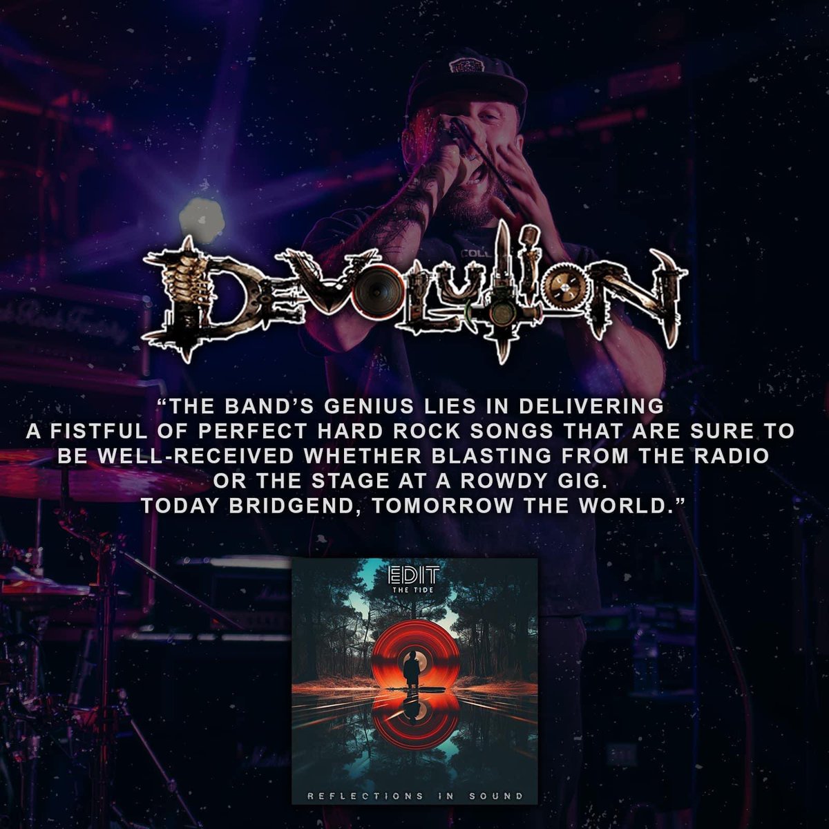 🔥🗣️ 'The band’s genius lies in delivering a fistful of perfect hard rock songs that are sure to be well-received.' @DevolutionMag @EditTheTideBand debut EP out this Friday. 👇 devolutionmagazine.co.uk/2024/04/24/rev… #EditTheTideStampede #StampedePress #RockBands #MusicPR #MusicMarketing