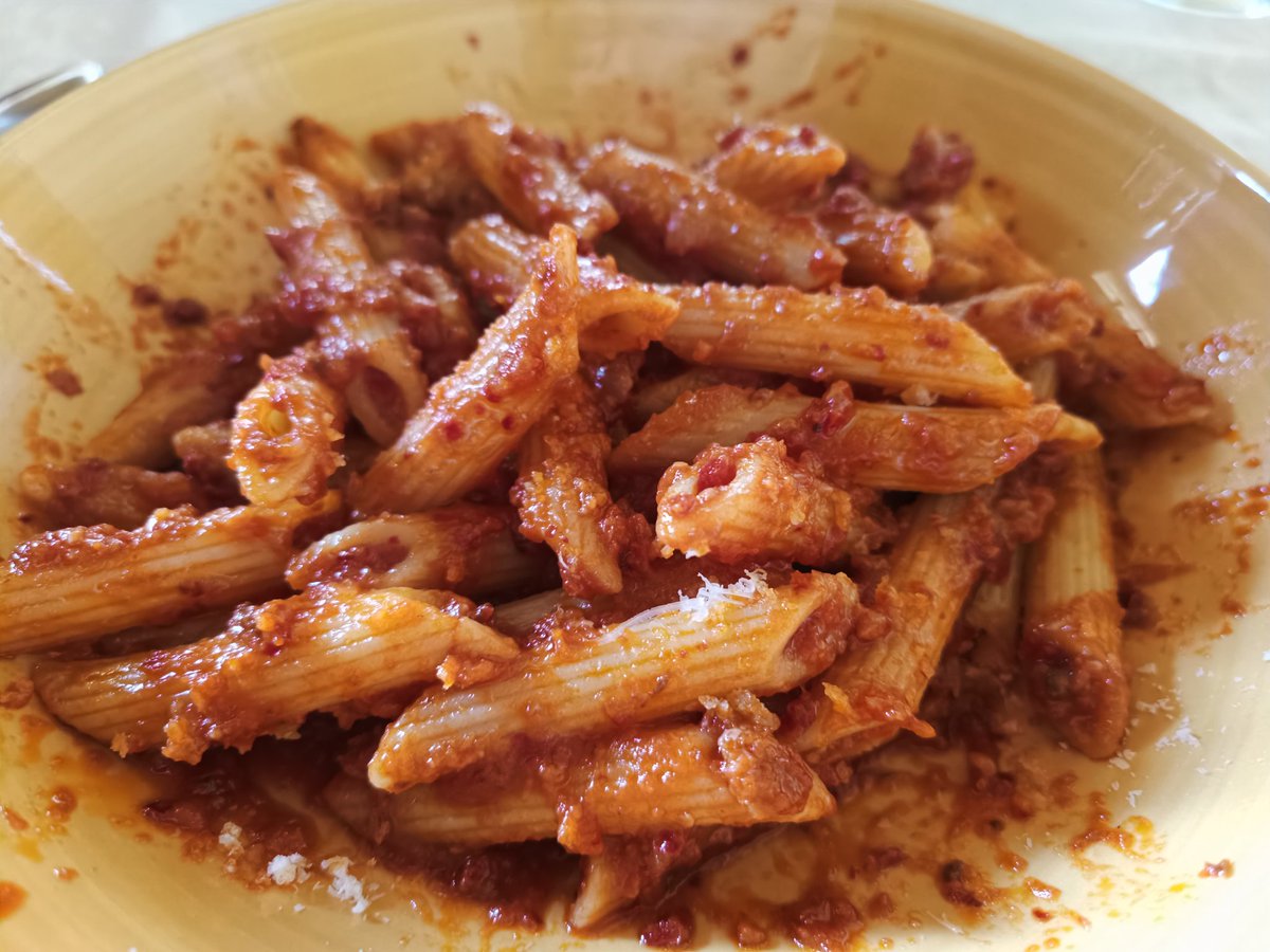 mirkonicolino's tweet image. Penne rigate e #nduja di #spilinga. Buon 25 aprile 😋🌶️