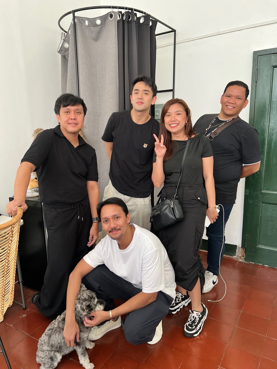 It’s wrap New Endorsement shoot for today #DavidLicauco