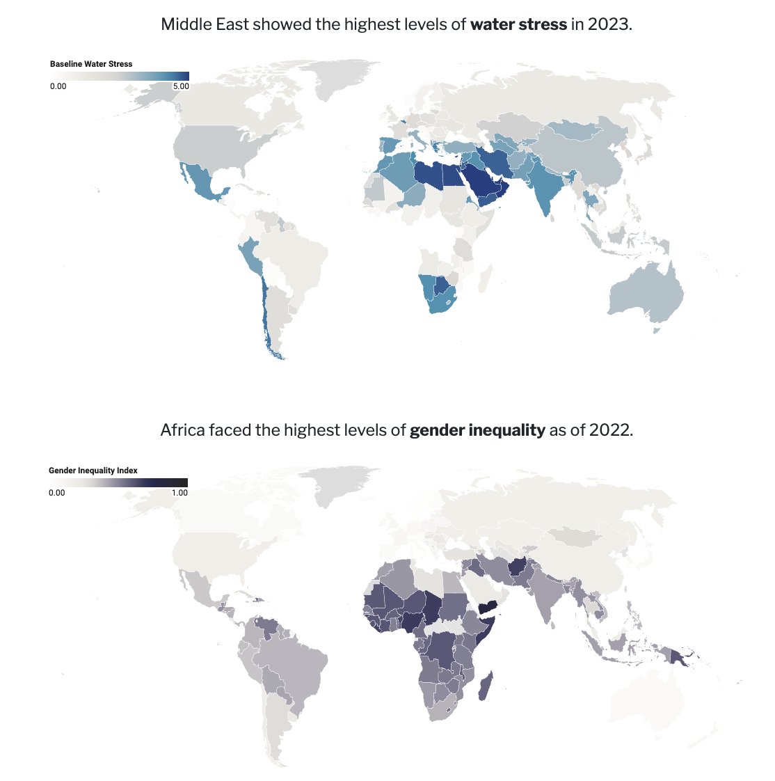 Fascinating new report with interactive data on the relationship between gender inequality, climate change & water insecurity by Dr. Mayesha Alam's team @ForeignPolicy Analytics with @projdandelion @VitalVoices @Daughters4Earth: fpanalytics.foreignpolicy.com/2024/04/10/wom…