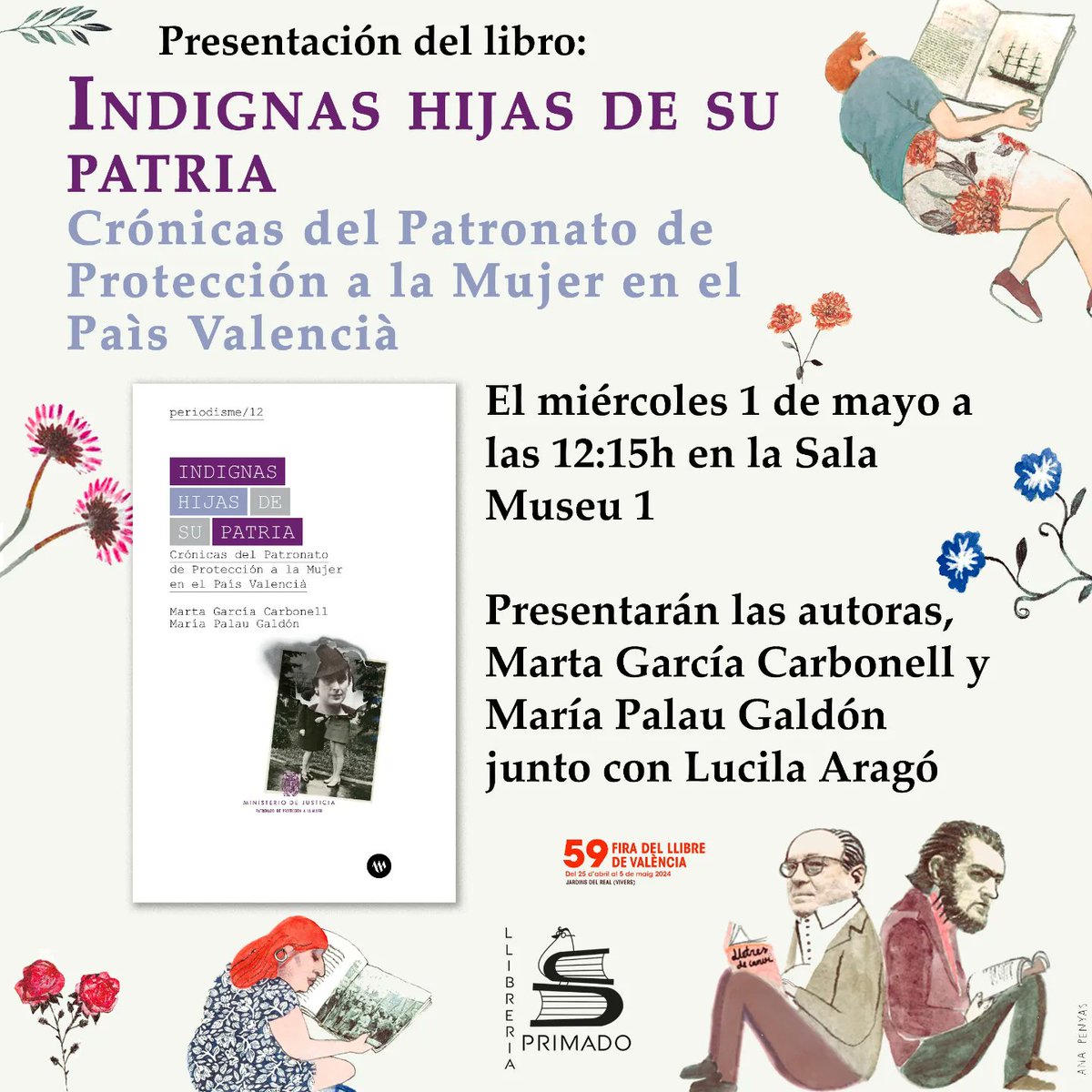 ¡¡HOLA!!🦤🍬😶‍🌫️🎆AAAAA📚🙌💞👀

Bueno, bueno, llevamos un trajín... En fin, que aquí os dejamos las actividades a las que os invitamos esta fira del llibre qué empieza esta tarde y estará hasta el domingo 5 de mayo.

Os esperamos esta tarde ya con lo de <a href="/labellavarsovia/">La Bella Varsovia</a>
B7!💌