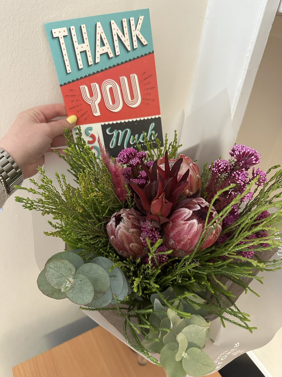 These beautiful flowers were a gift from one of our lovely clients, as a thank you to Megan Godwin from our #Devizes conveyancing team.💐