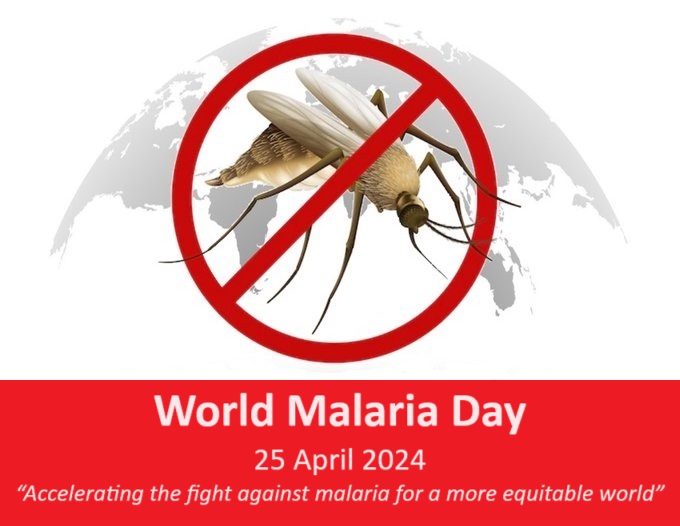 #WorldMalariaDay, 25 April – raises awareness and highlights the need for continued investment and sustained commitment to control and ultimately #EndMalaria. 2024 theme: “Accelerating the fight against malaria for a more equitable world” tinyurl.com/4z5n52zb #WMD2024