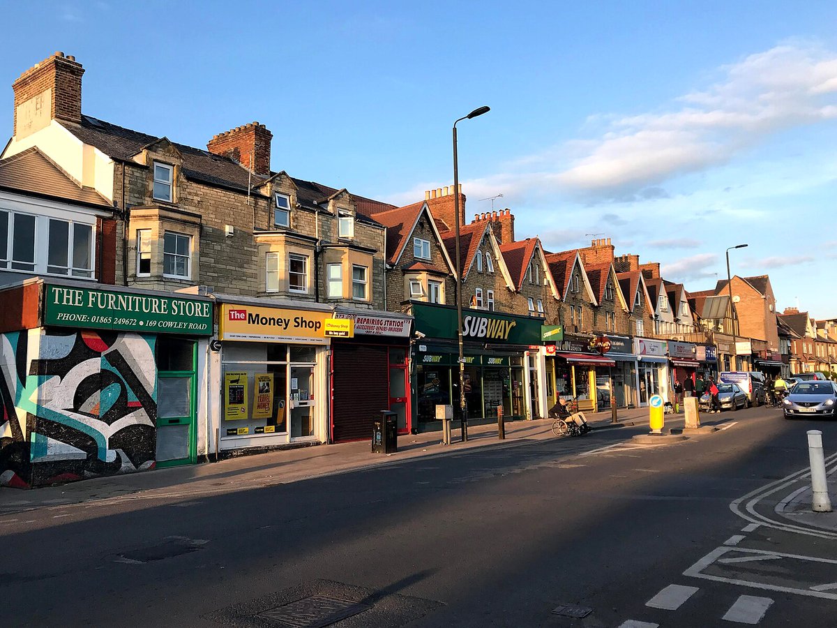 The UK high street may be in trouble but Oxford's Cowley Road is outperforming it, according to analysis from @CoHSATOxon, with a 5% vacancy rate vs the national average of 11.5% cohsat.org.uk/cowley-road-re…