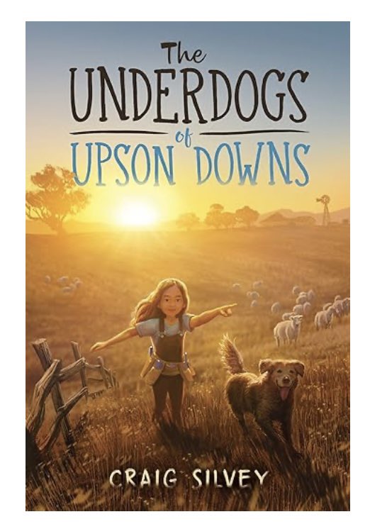 #bookaday The Underdogs of Upson Downs #craigsilvey Heartwarming bk abt Anne and her dog Runt who together hope they can save the family farm when Anne enters Runt in an agility contest. Problem:Runt obeys commands when no one is watching.