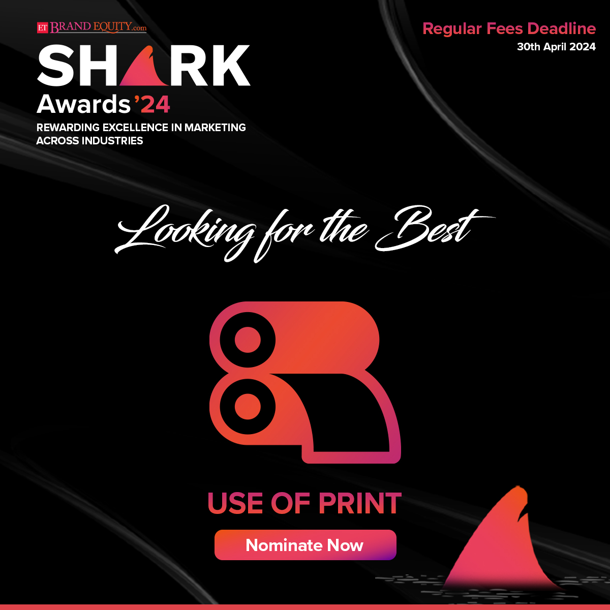 Dive into the power of print and make your mark!🌟 #ETSharkAwards is seeking the Best Use of Print! Your success deserves recognition!

Link:  bit.ly/4ag0dXQ

#MarketingExcellence #InnovationInMarketing #CreativityUnleashed #DigitalMarketing