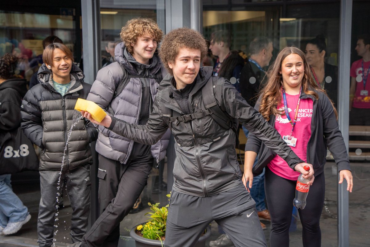 A huge round of applause for Paul McNally and Abbie Edmonds! 👏 Despite getting soaked, they powered through for a fantastic cause at our annual Staff Sponging event. Together, we've raised an incredible £140 for @CR_UK!