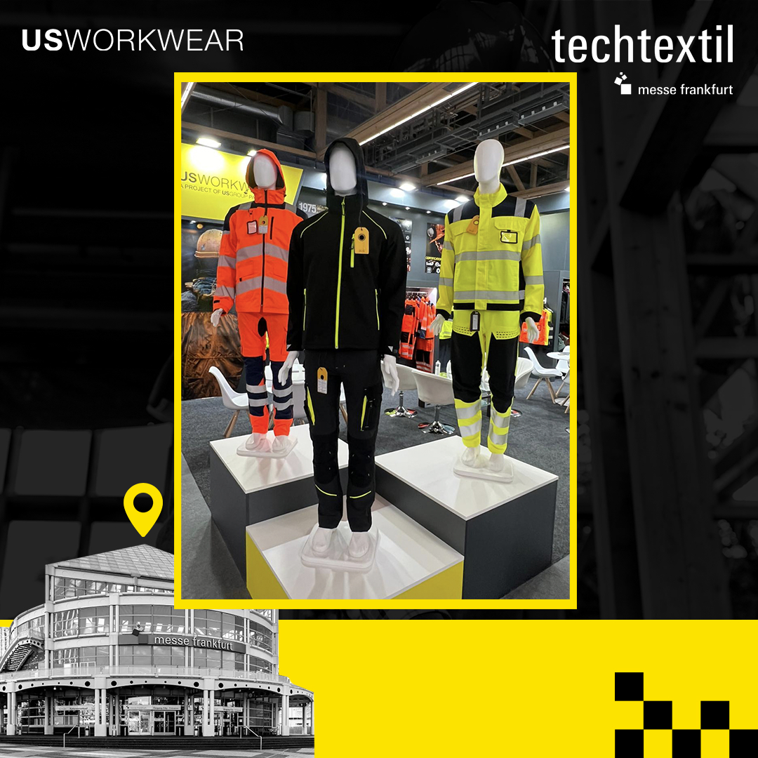 Ready to gear up your workwear game? 

US Workwear is bringing the heat to Techtextil from April 23 to 26. 
🛠️ Join us for the final day at Booth D71 of Hall 11.1. Explore our cutting-edge collection &amp; experience the latest in workwear technology. Don't miss out – see you there!