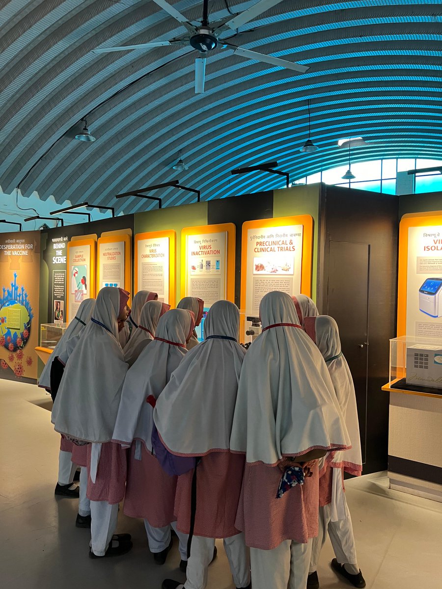 Getting a shot of knowledge at the vaccine exhibition!

Glimpses of visitors at #VaccinesInjectingHope Exhibition, at @NSCMumbai, a unit of @ncsmgoi, @MinOfCultureGoI, on April 16, 2024.

#IndiaUKTogether #vaccines #viruses #maharashtra #mumbai #exhibition #visitors