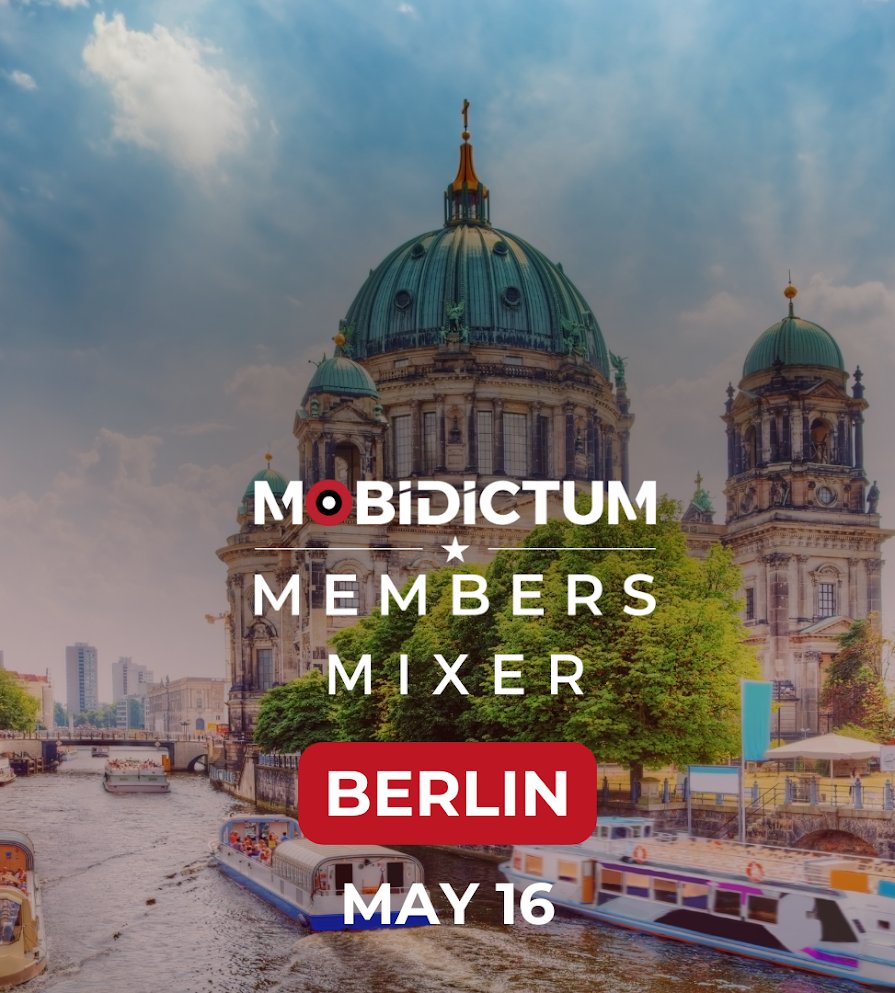 📢 Due to the audience request and feedback, we decided to move our Mobidictum Members Mixer Berlin to May 16. The venue and event details will be announced on our events website shortly. #Berlin Stay tuned for updates 👇 mobidictum.com/events/