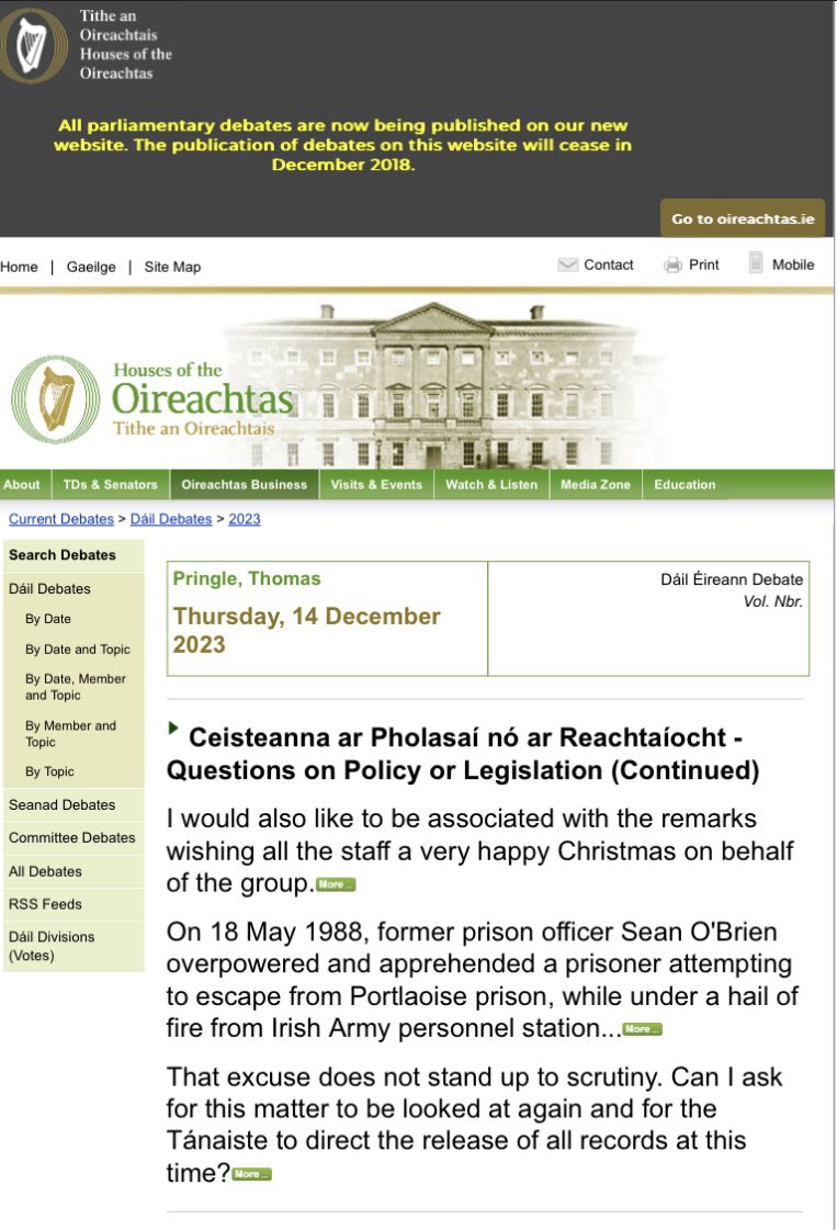@EamonMelia The Prison Officers' Association (POA) refused to represent #Whistleblower; the POA interfered in the cover-up of this 1988 escape. 5 October 2016, Stephen Delaney stated the POA had a report of this.