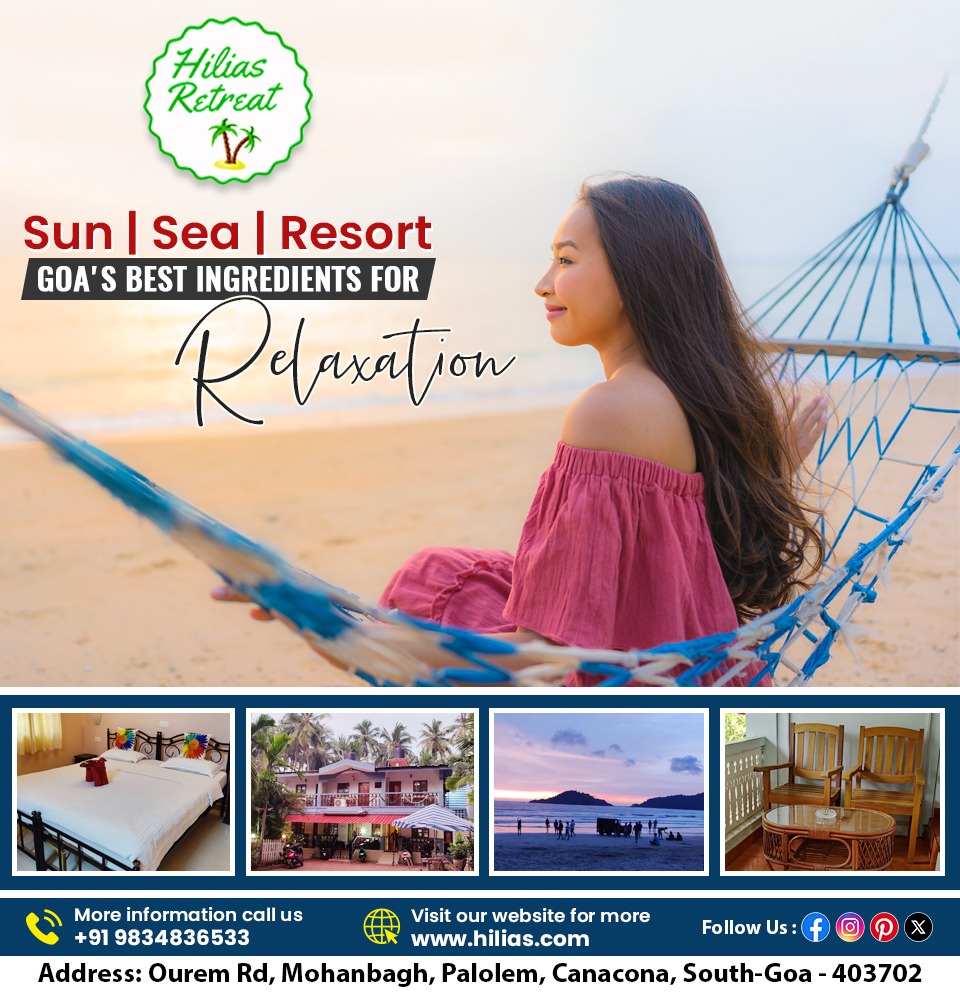 ☀️ Escape to the serenity of Goa's coast with 𝑯𝒊𝒍𝒊𝒂𝒔 𝑹𝒆𝒕𝒓𝒆𝒂𝒕 𝑹𝒆𝒔𝒐𝒓𝒕!🏖️💕 

#hiliasretreat #hotel #resort #hotelandresort #holiday #holidayresort #vacation #tour #travel #tourandtravel #pooltime #cafelatte #hospitality #goa #goatrip #goatour #goavibes