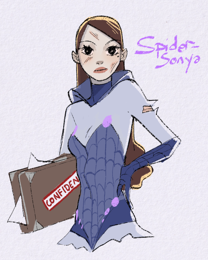 i feel rlly jealous when i see spidersona art bcs i dont draw her as much