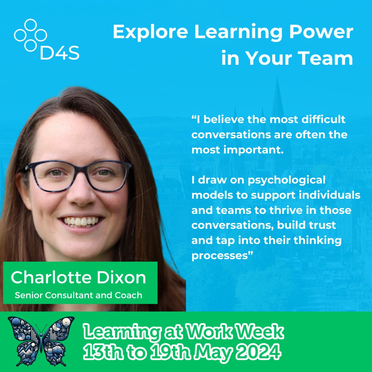 Introducing the first of our #LearningatWorkWeek session hosts.

Charlotte Dixon is running 2 sessions:

❤ Cultivating #MentalStrength 
 💡  Conquering #ImposterSyndrome and Unlocking Your True Potential

Explore all sessions here ⏬

designed4success.co.uk/learning-at-wo…