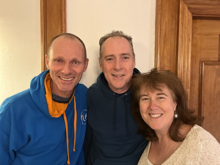 EvangelismR's tweet photo. We were recently interviewed by Simon Guillebaud on his Inspired Podcast. 

Naturally Supernatural. Mark &amp; Fiona equip and train up others to overcome fear and actually enjoy sharing faith winsomely and effectively.

Apple: https://t.co/GfDRWio9Fr
Spotify: https://t.co/k02C6kWn5E https://t.co/dtZ7VuI9Yr