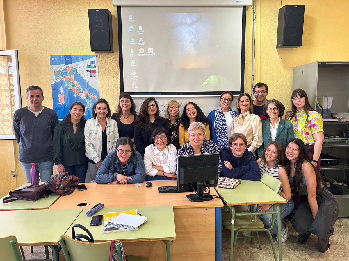 Наша группа вышла на финишную прямую к экзаменам по сертификации уровня B1 итальянского языка. #E.O.I.Málaga