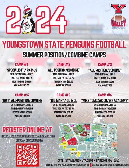 Thank you @LouDelColle for the @ysufootball camp invite!