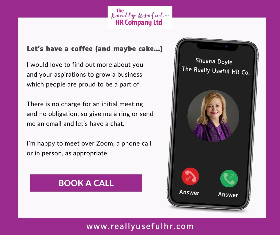 ❔Do you have any niggly HR queries ❔

Pop the kettle on, have a seat and book a call with me.

I’m happy to meet over Zoom, a phone call or in person, as appropriate.

Please book via my Calendly link: lnkd.in/dxYmXYc

#humanresources