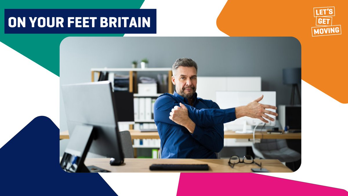 Join the movement with On Your Feet Britain! 

It's a fantastic, free way to revitaliseyour workplace routine. Participate in easy activities today to reduce sitting time andincrease movement at work! 🌟👣 

#LetsGetMovingLLR #SitLess #MoveMore