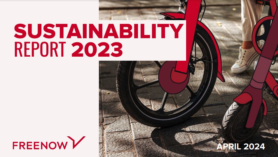 Our first #Sustainability Report is now live! 📣

✅ Validated science-based GHG reduction targets
✅ 51% Zero-Emissions &amp; Hybrid Vehicles
✅ +35% Active Accessible Cars
✅ $3.5M Donated to ICRC
✅ ISO 27001 Certification
 
Read our full report lnkd.in/eJpvcbje
#FREENOW