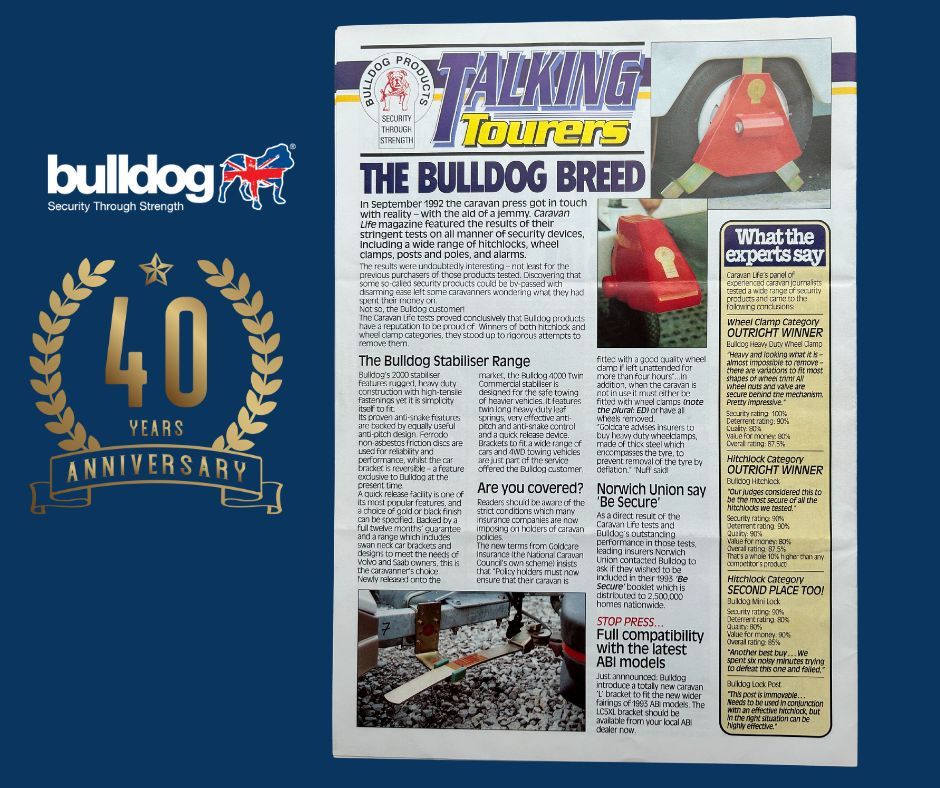 Celebrating 40 years of Bulldog 1984-2024 #anniversary #throwback #familybusiness #britishmade