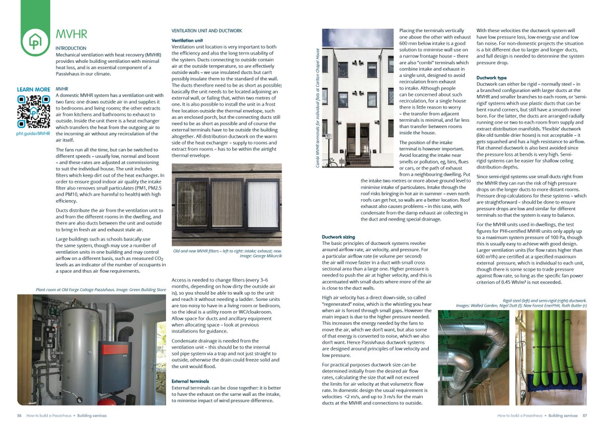 🛠️Looking after your #MVHR Mechanical ventilation with heat recovery is a crucial component in #Passivhaus buildings. Read our top maintenance tips to ensure optimal performance of MVHR systems: bit.ly/PHTmvhrcare #Ventilation #IndoorAirQuality #Comfort #IAQ #HowTo