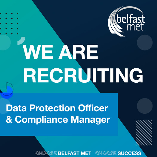 We are looking for a Data Protection Officer and Compliance Manager to support the business in meeting its data protection and compliance obligations. Applications close on Friday 3 May at 12pm. To apply visit➡️ ow.ly/stQB50Rg8Qh