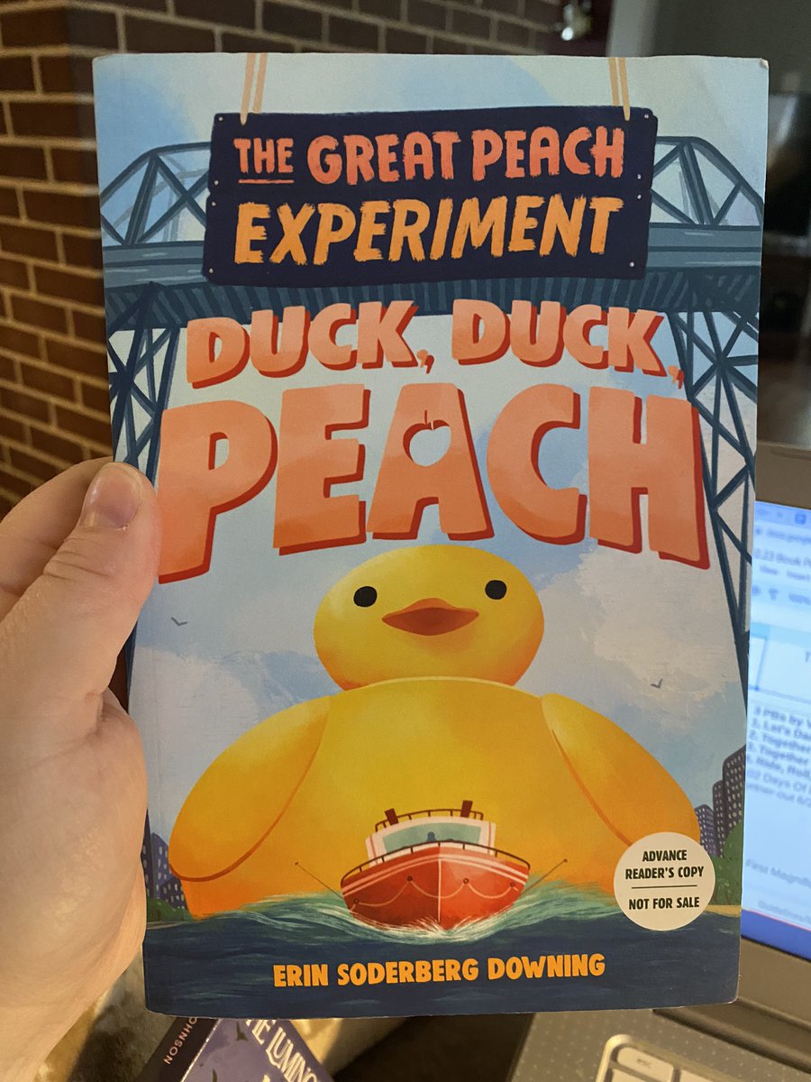 📖📪 yesterday for this #bookposse reader!  I love @erindowning and her Great Peach Experiment series. What are they up to now?!  @pixielandinkbks