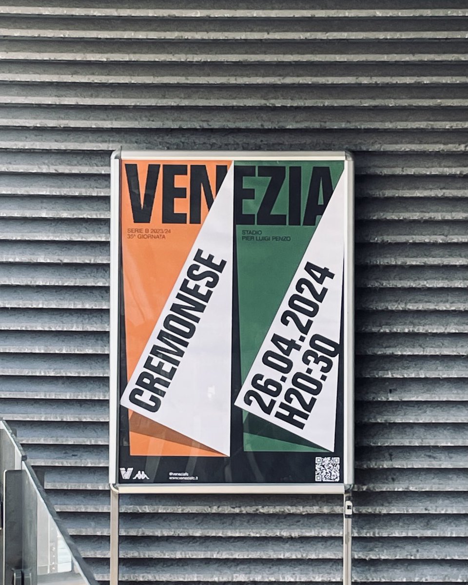 Pensavo fosse una mostra.
Si può fare ottima grafica anche per una partita di calcio.