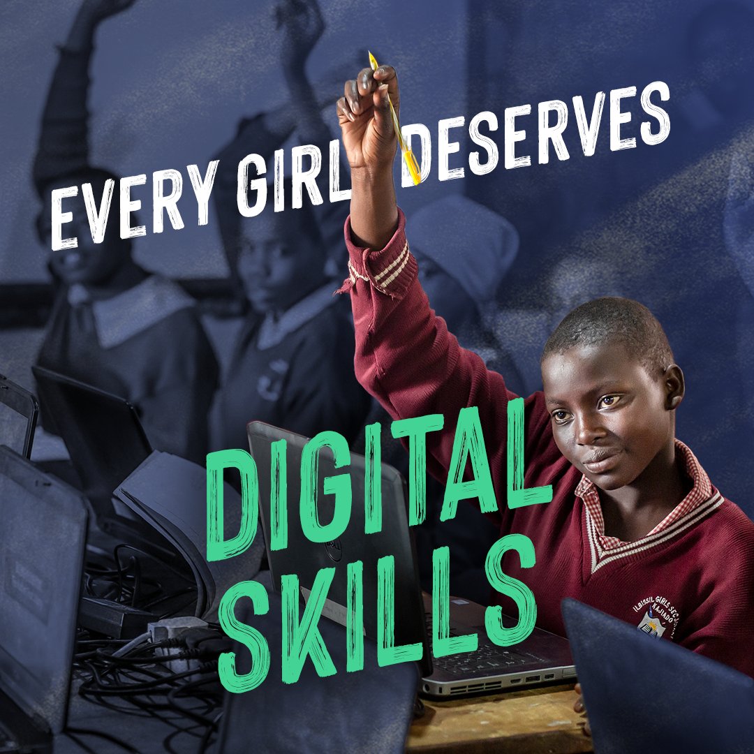 Girls need digital skills to succeed.

On today's #GirlsInICT day, #RaiseYourHand to close the digital gender gap! 🙌