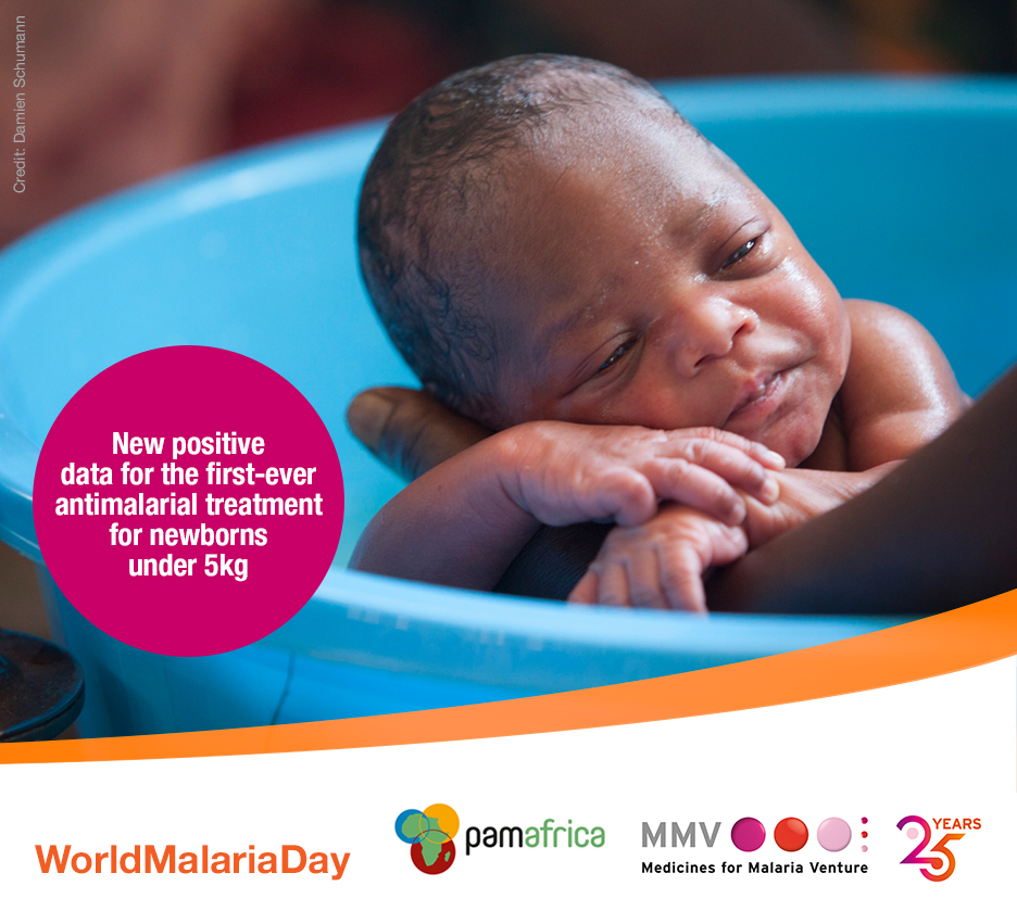 MMV & @Novartis have announced positive clinical data for a new formulation of artemether-lumefantrine tailored to newborns that will fill a critical gap in the antimalarial toolbox. Read the press release: bit.ly/PR_CALINA #WorldMalariaDay
