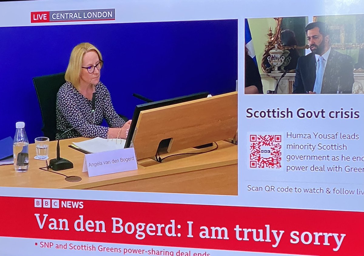 Watching the Post Office Horizon inquiry hearings. Former executive Angela van den Bogerd is being put through the wood chipper. She’s an absolutely pathetic witness. Either doesn’t know or claims she doesn’t remember. How much was this dismal duffer being paid? 🤯🤬