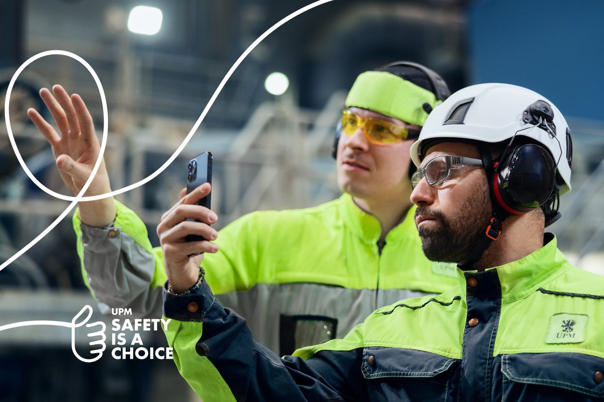 Safety is a choice. ☝️ We choose to train and onboard with care. 📚🥽 #upm #safety #safetyisachoice