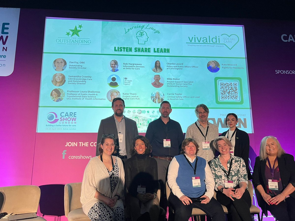And that's a wrap for our VIVALDI Social Care session in the Keynote Theatre at London with @ucl, @skillsforcare, @CareEngland, @DigiSocialCare @rightsforresid2 and @UKHSA If you'd like to know more head over to buff.ly/3uXB04S #careshow #careshowlondon #vivaldi