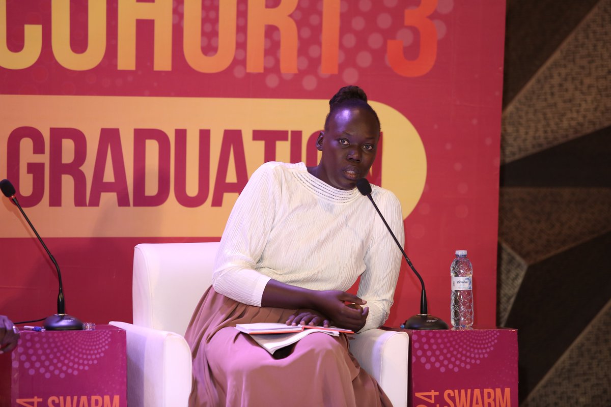 Audrey Akullo of the Africa Innovations Institute at the #swarm24 asserts that startups form a transdisciplinary ecosystem, enhancing national economic strength and labor quality through innovation. Startups contribute greatly to national development growth.