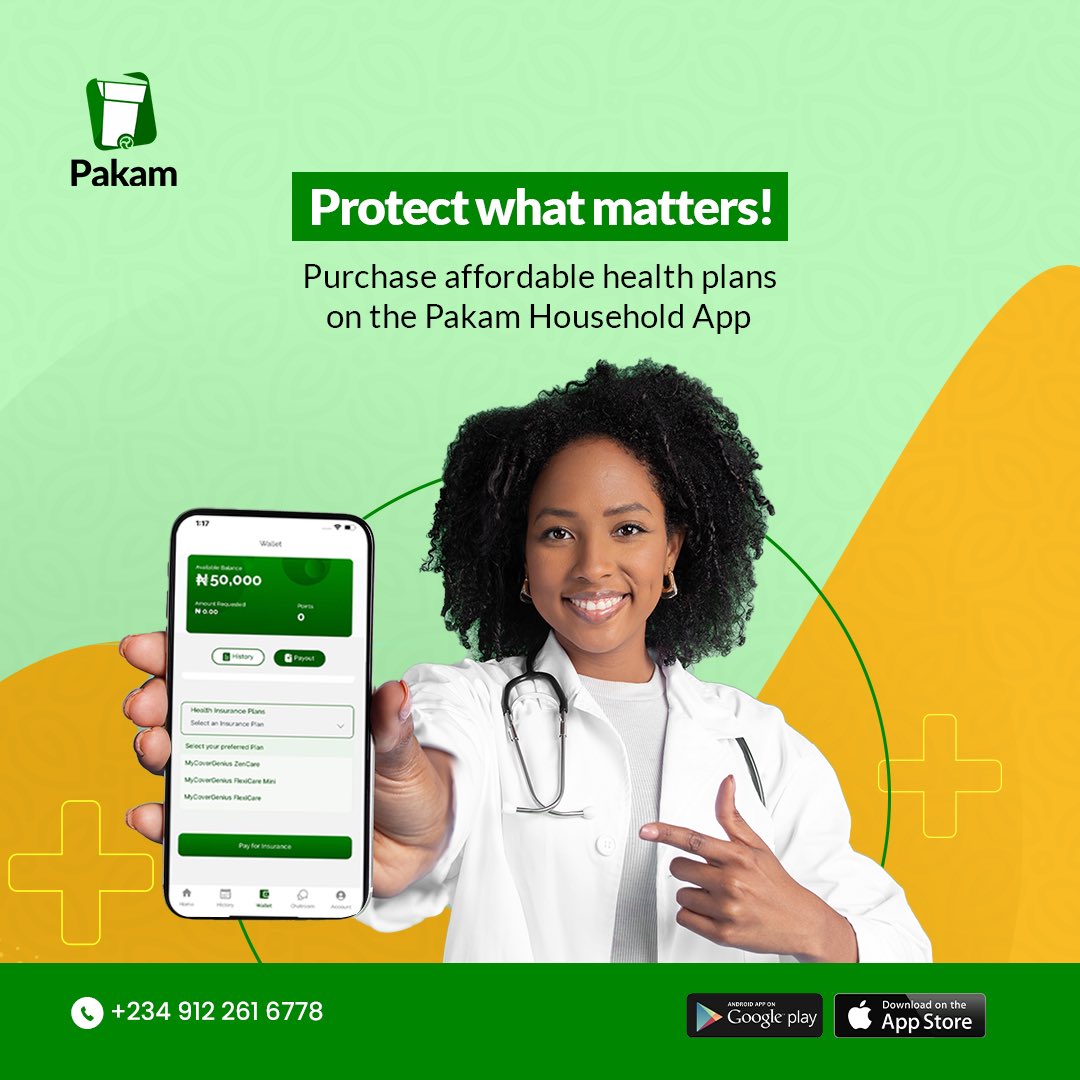 Protect what matters the most! 🫂

#healthiswealth 
#pakamnigeria 
#wastetowealth